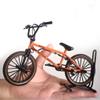 Generisch 1:8 Simulation Alloy BMX Model Mini Stunt Fashion Bicycle Equipment Fully Movable Band Display Holder Boys Desktop Collection Creative Birthday Gifts (Orange) view 1