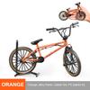Generisch 1:8 Simulation Alloy BMX Model Mini Stunt Fashion Bicycle Equipment Fully Movable Band Display Holder Boys Desktop Collection Creative Birthday Gifts (Orange) view 3