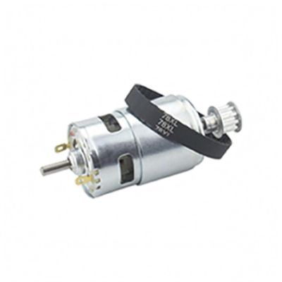 Gralara Timing Belt Kit Compact Timing Belt Pulley Metal Spindle Drive Pulley, 795 Motor + 5MM Pulley + 78XL Belt