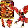 RaoNEE Metal Cardbot W IGNIX Red Phoenix Transforming Robot view 1