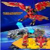 RaoNEE Metal Cardbot W IGNIX Red Phoenix Transforming Robot view 4