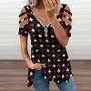 SEOCKA Playing Poker Card Suit Women Off Shoulder Top view 2
