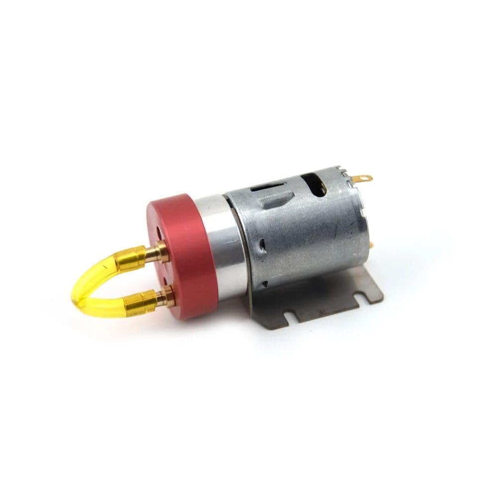 CNC Aluminum Electric Fuel Gasoline Pump Smoke Kits Gear With Mounting Bracket For RC Model