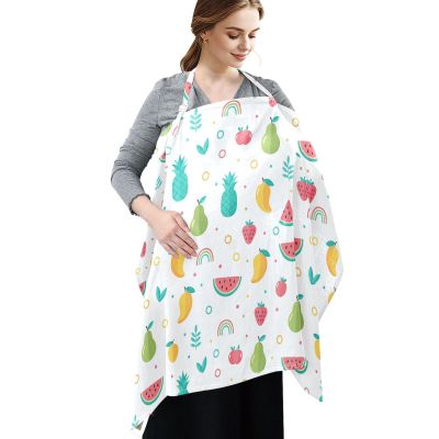 WIFIU Muslin Nursing Cover for Breastfeeding with Adjustable Neck Strap