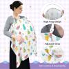 WIFIU Muslin Nursing Cover for Breastfeeding with Adjustable Neck Strap view 2