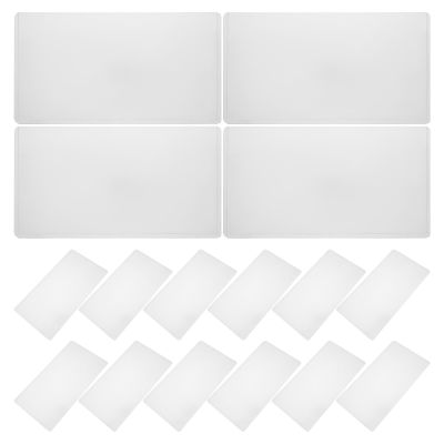Artibetter 20pcs Sleeves: 8" x 4" Currency Holder, Waterproof Clear Currency Sleeves, Paper Money Storage Protector, Display Case for Collectors