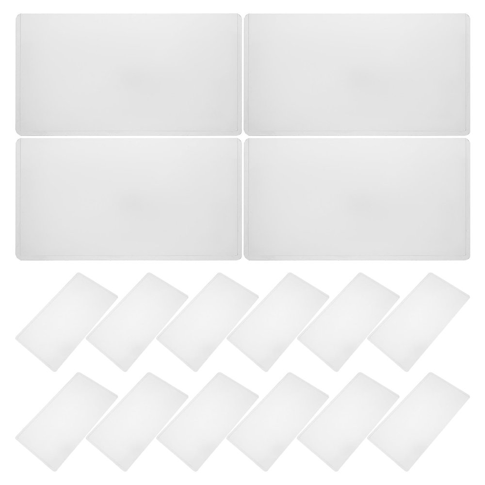Artibetter 20pcs Sleeves: 8" x 4" Currency Holder, Waterproof Clear Currency Sleeves, Paper Money Storage Protector, Display Case for Collectors