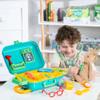 Fun Express 9 1/2" x 14 1/2" Candy & Ken Rolling Luggage Plastic Doctor Play Set - 11 Pc. view 4