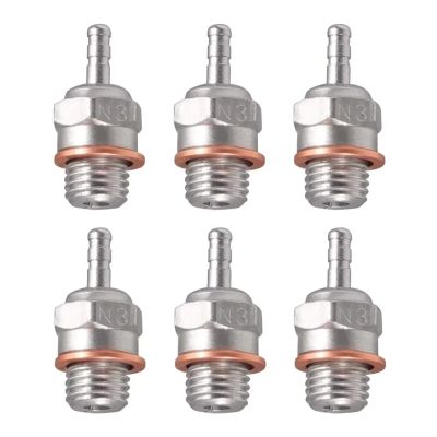 Rc Accessories Parts for Traxxas for Kyosho for HPI for HSP for Redcat 1/8 1/10 2/6 Pcs Hot for Spark Glow Plug for Nitro Engine Replace RC Car Parts(4pcs,N3)
