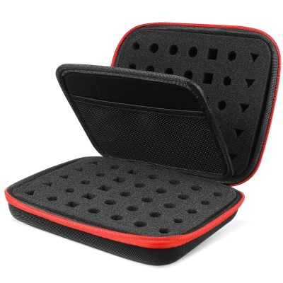 Beavorty Compact Dice Organizer Bag with Dual Compartment and Mesh Pocket Synthetic Fiber Dice Holder Case for Table Game and Local Event Accessories