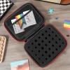 Beavorty Compact Dice Organizer Bag with Dual Compartment and Mesh Pocket Synthetic Fiber Dice Holder Case for Table Game and Local Event Accessories view 4