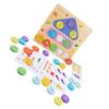 Hohopeti Wooden Digital Clock Puzzle and Adults, Educational Number Board Game to Train Logical Thinking and Cultivate Number Awareness, Parent Early Learning view 1