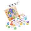 Hohopeti Wooden Digital Clock Puzzle and Adults, Educational Number Board Game to Train Logical Thinking and Cultivate Number Awareness, Parent Early Learning view 2
