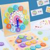 Hohopeti Wooden Digital Clock Puzzle and Adults, Educational Number Board Game to Train Logical Thinking and Cultivate Number Awareness, Parent Early Learning view 4