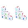 Mtlavishness English Wine Order Dice 12PCS Plastic Dice Set for Party Games Lightweight and Durable Dice Props for Bar Home Birthday and Private Parties Easy to Read English view 1