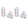 Mtlavishness English Wine Order Dice 12PCS Plastic Dice Set for Party Games Lightweight and Durable Dice Props for Bar Home Birthday and Private Parties Easy to Read English view 2