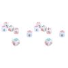 Mtlavishness English Wine Order Dice 12PCS Plastic Dice Set for Party Games Lightweight and Durable Dice Props for Bar Home Birthday and Private Parties Easy to Read English view 3
