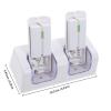 White Dual Charging Dock with 2 Batteries for Game Remotes view 2