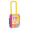 Fun Express 9 1/2" x 14 1/2" Candy & Ken Rolling Luggage Plastic Beauty Salon Play Set - 13 Pc. view 2