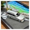 LBUAOIZ 1 64 for Mercedes-Benz S124 Modeii Evo2 Wagon Station Alloy Car Model Decoration and Game(Silver) view 2