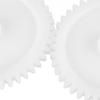 ibasenice 58Pcs DIY Model Toy Plastic Gear: Assorted Gears 0.5 Module for Small Motor Projects, Assembly for RC Robots, Toy Car Repairs, School Science Lab Use view 3