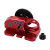 Rc Upgrade Spare Parts for Axial for SCX10 III II 90046 for Capra for TRX4 for LCG 1/10 2 Low Gearbox Middle Transmission Box W Overdrive Gear RC Crawler(Red) view 2