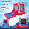 Funormous Spidey & Friends Bounce House Water Slide with Pool & Ball Pit, Inflatable Bouncer for Kids Ages 38 with Basketball Hoop, Water Misting System, Blower & Carry Bag view 3