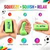 Big Butter Squishy Stick 8.5 Inch,Green Slow Rising Stress Relief Squeeze Toy for Adults, Jumbo Stress Relief Squishies, Two-Hand Sensory Fidget Toy for Anxiety Relief Large view 3