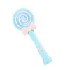 FELTECHELECTR Automatic Bubble Blower in Cartoon Lollipop Shape, Blue Abs Material, Healthy Fun with Music and Lights, for Picnics and Holiday Parties view 1