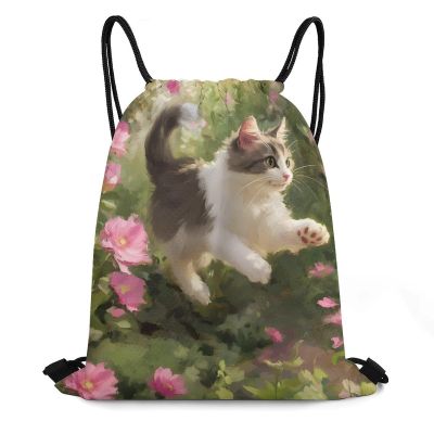 BFWERHRE Playful Cat Bundle Pocket