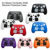 Silicone Case for Steam Controller 2,Anti-Slip Skin with Thumb Grip Caps (red) view 3