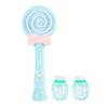 KONTONTY Automatic Bubble Blower in Cartoon Lollipop Shape with Abs Material Healthy Fun and Develop Manipulate Ability for Picnics and Birthday Parties Blue Bubble Wand view 1