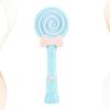 KONTONTY Automatic Bubble Blower in Cartoon Lollipop Shape with Abs Material Healthy Fun and Develop Manipulate Ability for Picnics and Birthday Parties Blue Bubble Wand view 3