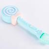 KONTONTY Automatic Bubble Blower in Cartoon Lollipop Shape with Abs Material Healthy Fun and Develop Manipulate Ability for Picnics and Birthday Parties Blue Bubble Wand view 4