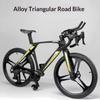 Simulation Alloy Bend Set Road Bicycle Model Matt Black/Flame Red Double Colour Movable Gears Mini Bicycle Spare Parts Desktop Collection Creative Birthday Gifts (Matte Black) view 2