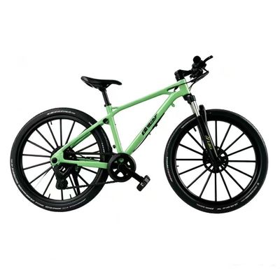 Generisch Alloy Mountain Bike Models Simulation Shock Absorber Front Fork Offroad Bike Connecting Foot Brake Mini Mountain Bike Models Collection Boy Creative Birthday Gift (Green)