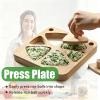 Wooden Rice Ball Mold Kit 3-Shape Musubi Maker with Non-Stick Frame Triangle and Animal Figures Onigiri Press for Sushi Bento Box Family Interactive Cooking Activities view 4