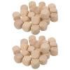 VANZACK 100pcs Wooden Dice Cubes 20mm Beige Blank Wood Blocks with Smooth Surface for Personal Crafting Hobbies and Unique Crafts, Sturdy Cube Dice for Board Games and DIY Projects view 1