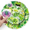 100Pcs Alien Cat Meme Sticker Set: Funny Abstract Doodle Decals, view 4