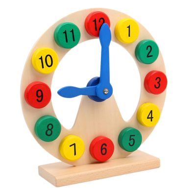 DuskHaven Analog Teaching Clock Kids Toy Seconds Minutes Education Clock
