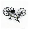 Generisch Mini Mountain Bike Model Made of Alloy, MTB Bicycle with Suspension and Disc Brakes, Realistic Bicycle Model as Decoration & Gift for Cyclists & Collectors (Yellow Black) view 4