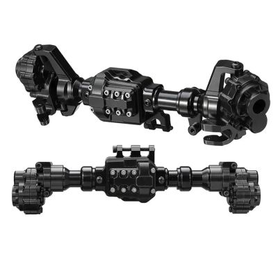 NAVXRSE RC Complete Axle Set for TRX-4 for Bronco G500 1/10 RC Car Upgrade Parts Replacement Accessories Aluminum Portal Axles Set