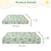 Animals Donkeys Pack n Play Sheets Fitted Playard Mattress Sheet for Girls view 3