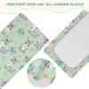 Animals Donkeys Pack n Play Sheets Fitted Playard Mattress Sheet for Girls view 4