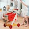 Mini Shopping Cart, Grocery Carts, Playset, Supermarket Trolley, Children's Toy, Red view 4