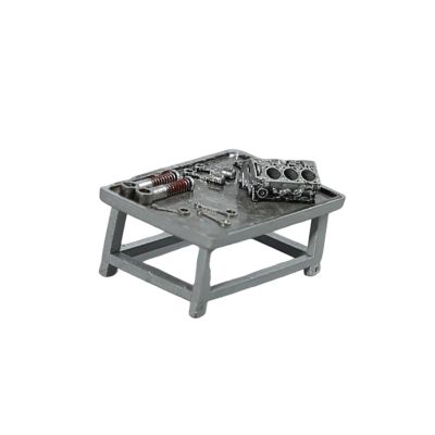 Yiju Miniature Garage Model 1 64 Scale Workshop Diorama Micro Scene Display Creative Accessories PP Construction Suitable for Car Model Diorama Setup