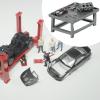 Yiju Miniature Garage Model 1 64 Scale Workshop Diorama Micro Scene Display Creative Accessories PP Construction Suitable for Car Model Diorama Setup view 4
