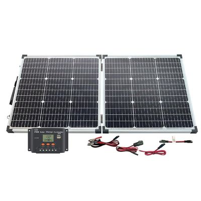 Ecowareness 150W Portable Solar Briefcase Kit with Charge Controller