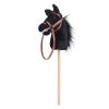 Alomejor Plush Horse Riding Stick Toy for Kids Balance Development, Soft Cartoon Plush Stick Horse with Cute Design view 1