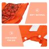 OUNONA Newborn Sleeveless Bodysuit Halloween Romper with Playful Pumpkin Print, Breathable Cotton Blend Material, Convenient for Moms, for Halloween and Holiday Gatherings view 3